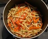 ぴり辛人参ポテト🥕🥔作り方3写真