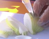 ニンニクの芽と豚肉のスタミナ丼【食遺産】作り方1写真