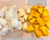 じゃがいもとパンプキンスープ作り方2写真