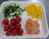 高血圧の方に青じそジュレのカクテルサラダ作り方3写真