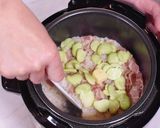 アスパラベーコンとそら豆の炊き込みごはん作り方8写真
