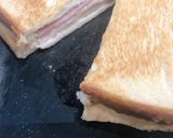 簡単俺の飯クロックムッシュ風ホットサンド作り方7写真