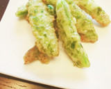 スナップえんどうの磯辺揚げ★簡単揚げ焼き作り方5写真