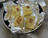 減塩！納豆とカレーマヨのつつみ焼き作り方5写真