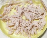 鶏ササミときゅうりの冷製★さっぱり常備菜作り方3写真