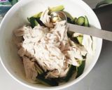 鶏ササミときゅうりの冷製★さっぱり常備菜作り方4写真