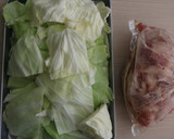 豚キャベと卵のオイスター炒め作り方1写真