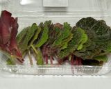 ユキノシタのごま和え作り方1写真