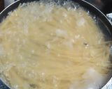 チキンボールとひよこ豆のトマトパスタ作り方13写真