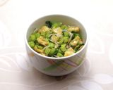 簡単！油揚げとじゃこでかぶの葉炒め作り方5写真