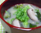 白菜の味噌汁作り方4写真