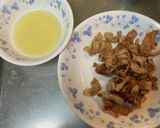 鶏皮煎餅の甘酢餡和え作り方5写真