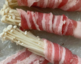 豚バラえのきのバターしょうゆ焼き作り方2写真