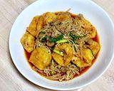 昼飯。まぜそば(身内専用)作り方2写真