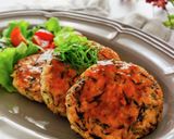 ひじき入り豆腐ハンバーグ作り方1写真
