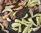 豚肉と生らっきょうのオイスターバター炒め作り方6写真