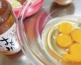 ふわっとろ〜!半熟かすてら☆抹茶味作り方1写真