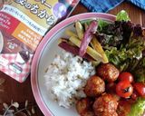 レンジで簡単スーパー大麦入りミートボール作り方6写真