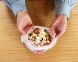 りんごとヨーグルトのコロコロ野菜サラダ作り方6写真