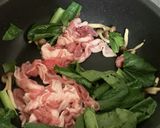 コレステロール★小松菜と豚肉しめじの塩煮作り方3写真