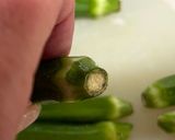 姉の家メシ・オクラおひたし作り方4写真