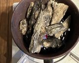 炭火で作る鰹のタタキ作り方5写真