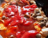 ☆鶏ときのこのトマトパスタ☆作り方4写真