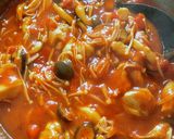 ☆鶏ときのこのトマトパスタ☆作り方5写真