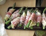 アスパラのチーズ・ベーコン巻作り方1写真