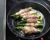 アスパラのチーズ・ベーコン巻作り方3写真