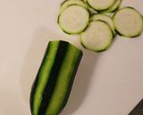 ズッキーニ塩昆布和え作り方1写真