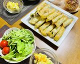 大葉とチーズのくるくる巻き餃子作り方12写真