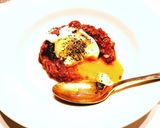 ねぎとろと温玉でマグロの洋風巣ごもり卵作り方3写真