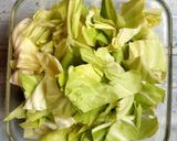 レンジ☆キャベツと油揚げのおひたし作り方1写真