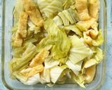 レンジ☆キャベツと油揚げのおひたし作り方3写真
