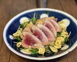 炭火で作る鰹のタタキ作り方9写真
