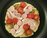 フライパンで簡単！オートミールピザ作り方7写真