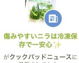 傷みやすいニラは冷凍保存で一安心✨作り方8写真