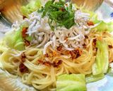 茅乃舎野菜だし★即席しらすペペロンチーノ作り方4写真