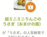 超ミニミニりんごのうさぎ（おまけの扇）作り方10写真
