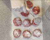 ラクックで豚こま切れ肉のボール焼き作り方3写真