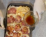 ラクックで豚こま切れ肉のボール焼き作り方9写真
