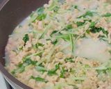 油を使わない大豆のお肉とみず菜のグラタン作り方7写真