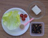 ベジ♪ひじきと豆腐のかんたん和風サラダ作り方1写真