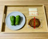 ベジ♪ハンバーグdeピーマン肉詰め作り方1写真