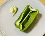 ベジ♪ハンバーグdeピーマン肉詰め作り方2写真