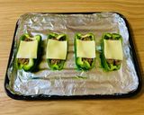 ベジ♪ハンバーグdeピーマン肉詰め作り方4写真