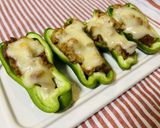 ベジ♪ハンバーグdeピーマン肉詰め作り方5写真