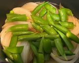 新たまとサヤエンドウの煮物作り方5写真