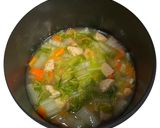 離乳食完了期　鳥つくねで簡単中華丼作り方3写真